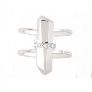 Stella Dot Rebel ring white NEW